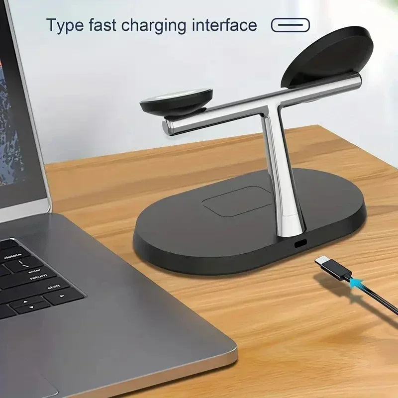 AurraCharge™ 3 in 1 Wireless Charger