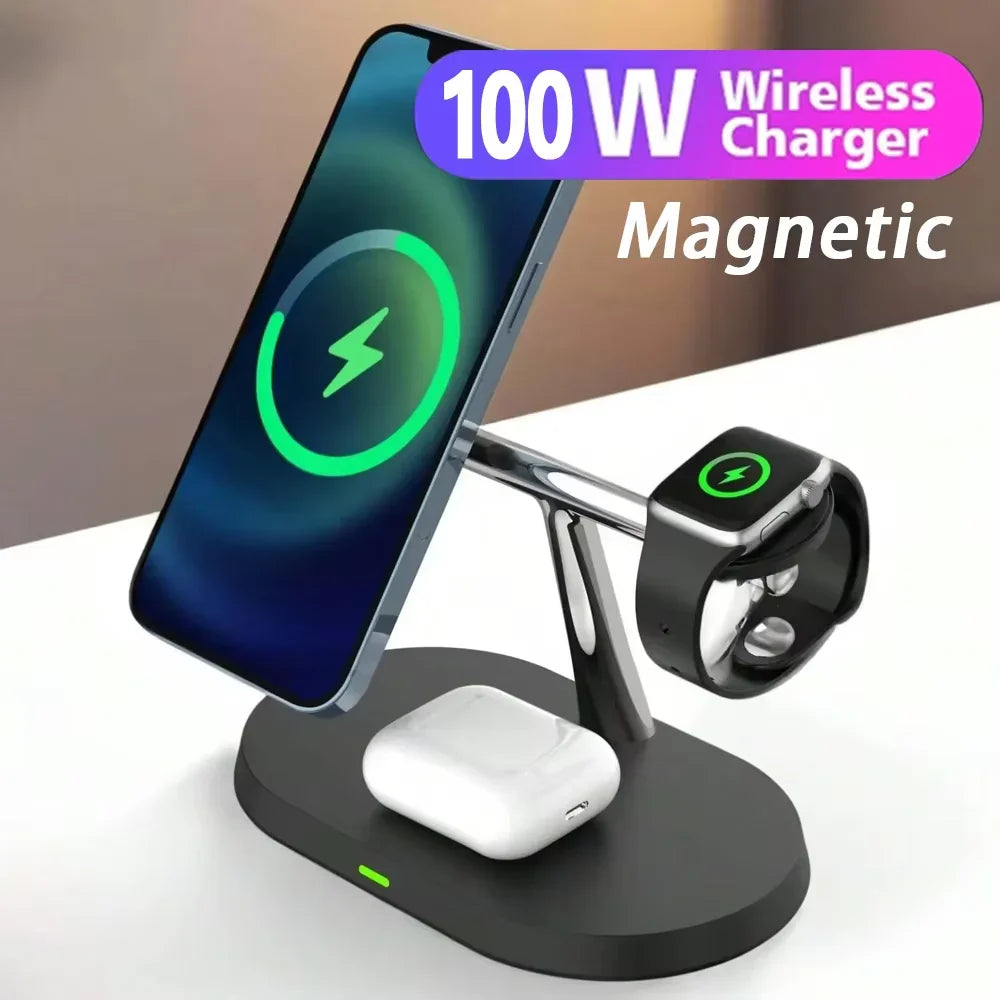 AurraCharge™ 3 in 1 Wireless Charger