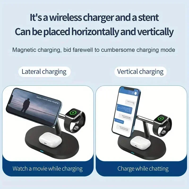 AurraCharge™ 3 in 1 Wireless Charger